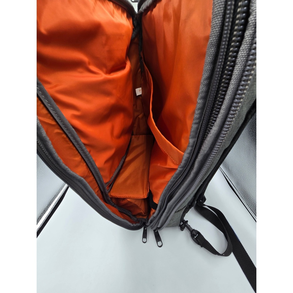 eBags Professional Slim Laptop Backpack Heathered Grey Travel Business Bag - Picture 5 of 11